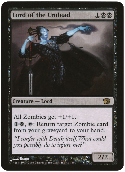 Lord of the Undead (Oversized) [Eighth Edition Box Topper]