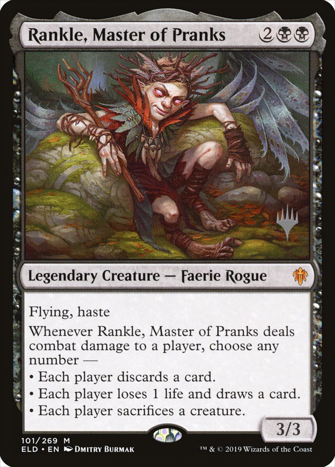 Rankle, Master of Pranks (Promo Pack) [Throne of Eldraine Promos]