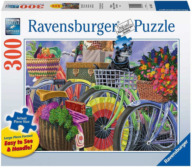 Ravensburger Puzzle 300 Bicycle Group (large Pieces)
