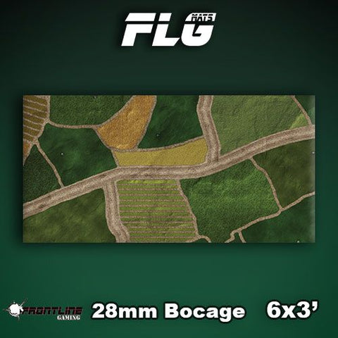 Frontline Gaming Mat 6'x3' 28mm Bocage