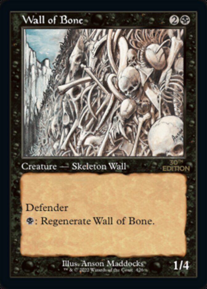 Wall of Bone (Retro) [30th Anniversary Edition]