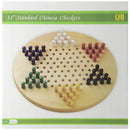 Chinese Checkers - 11" Wood Board (6 CLR Pegs)