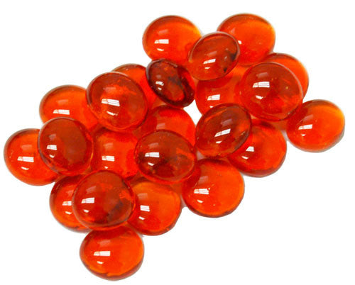 Chessex Glass Stones- Orange