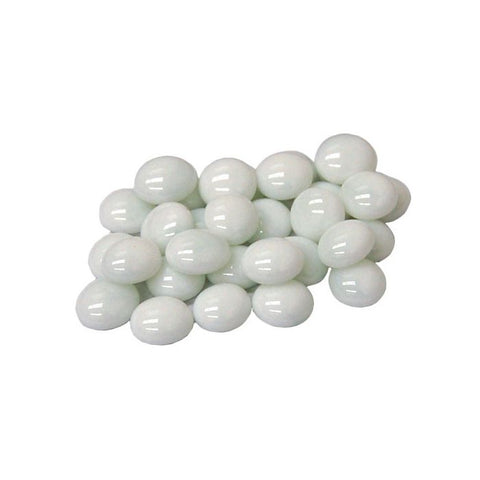 Chessex Glass Stones- White