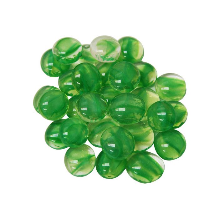 Chessex Glass Stones- Green Catseye 20+