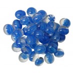 Chessex Glass Stones - Dark Blue Catseye 40+