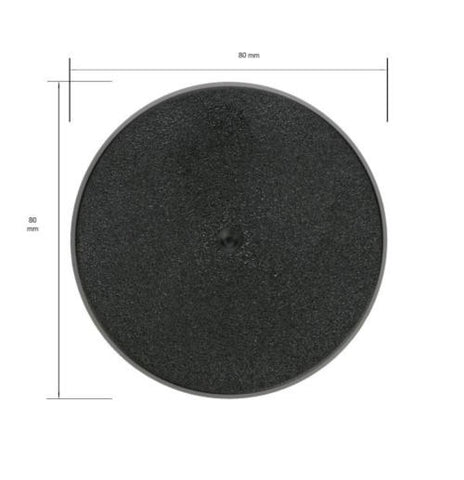 GW Base 80mm Round Bulk (Single Base)