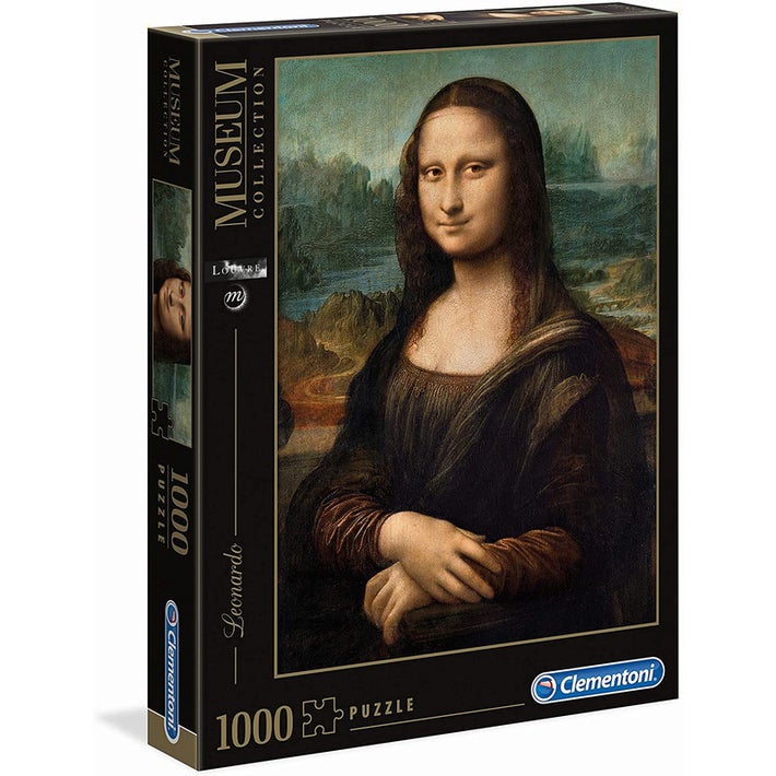 Puzzle CLM 1000 Piece Museum - Leonardo - Mona Lisa
