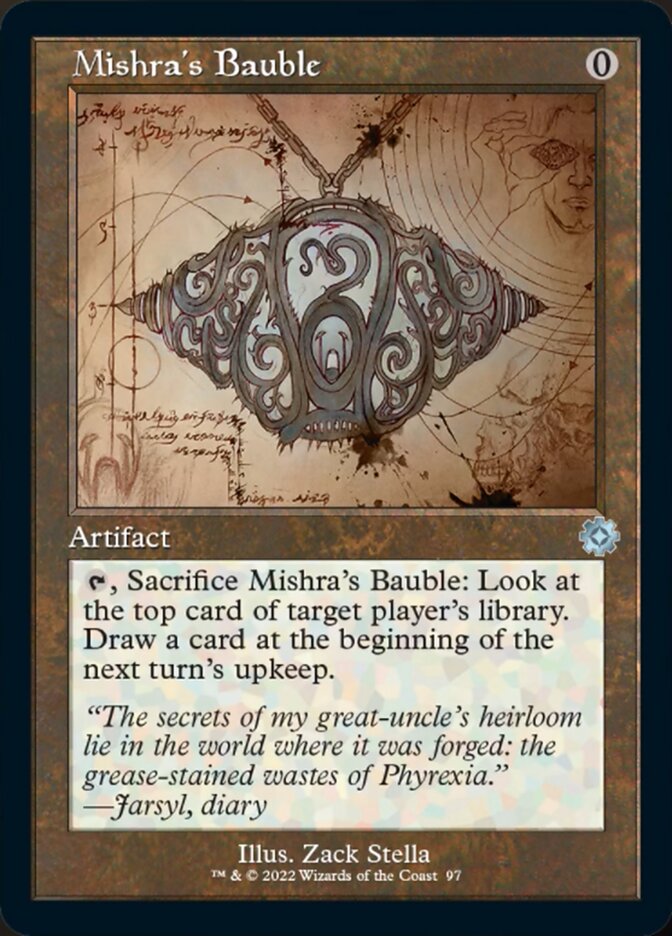 Mishra's Bauble (Retro Schematic) [The Brothers' War Retro Artifacts]