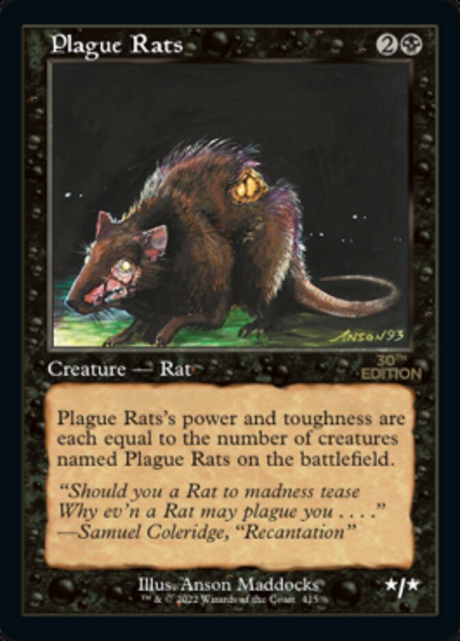 Plague Rats (Retro) [30th Anniversary Edition]