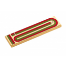 Crib Board 2-Track Coloured Wood with Plastic Pegs CH2422