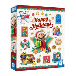 Puzzle 1000 Super Mario "Happy Holidays"