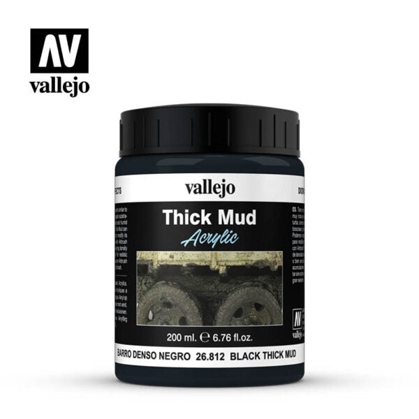 Vallejo Thick Mud: Black Thick Mud