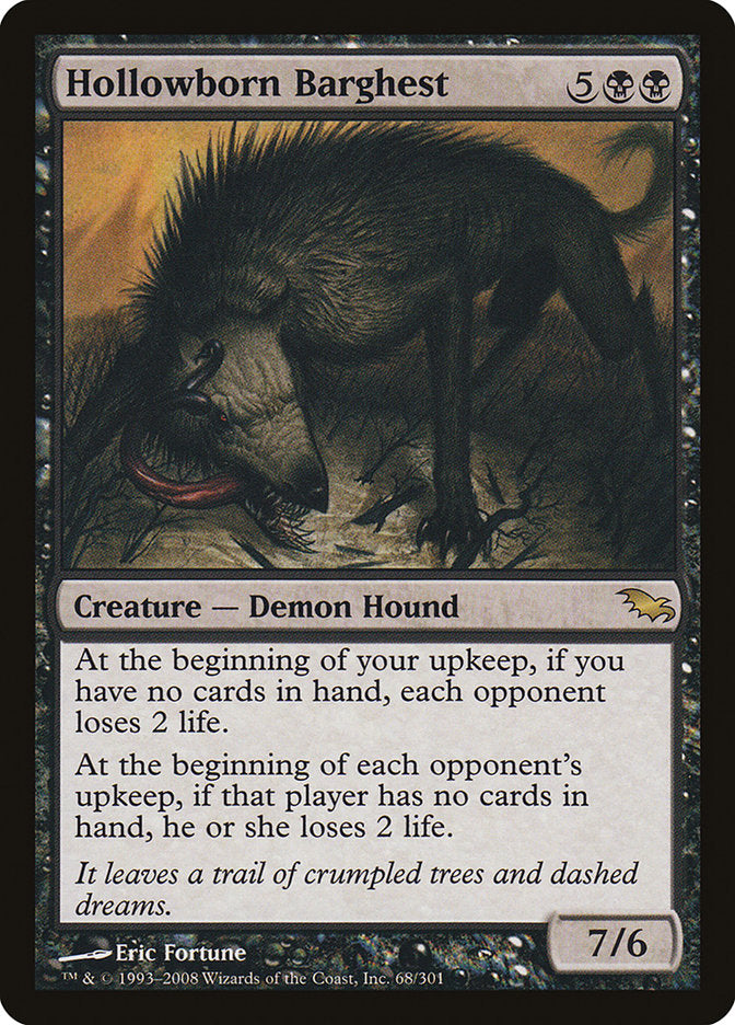 Hollowborn Barghest [Shadowmoor]