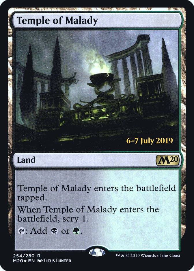 Temple of Malady [Core Set 2020 Prerelease Promos]