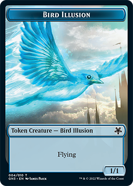 Bird Illusion // Demon Double-Sided Token [Game Night: Free-for-All Tokens]