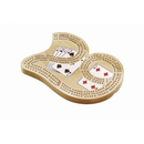 Crib Board 3-Track 29 Wood Large
