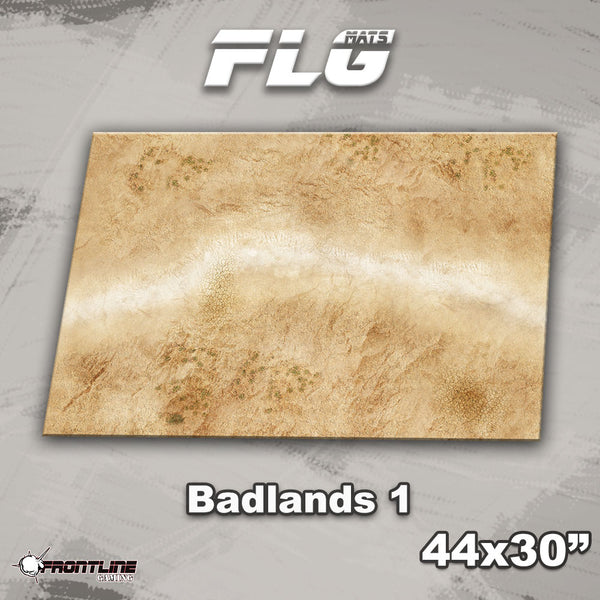 Frontline Gaming Mat 44"x30" Badlands 1