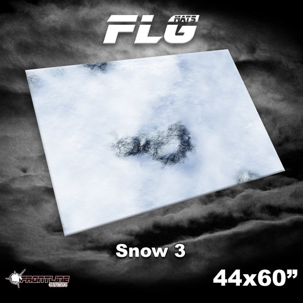 Frontline Gaming Mat 44"x60" Snow 3