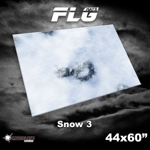 Frontline Gaming Mat 44"x60" Snow 3