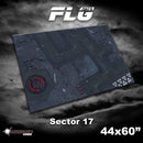 Frontline Gaming Mat 44"x60" Sector 17