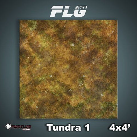 Frontline Gaming Mat 4'x4' Tundra