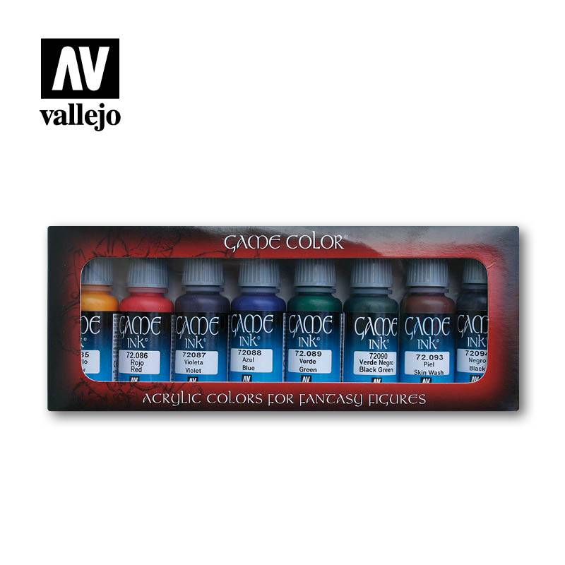 Vallejo Paint Set Game Color Inks