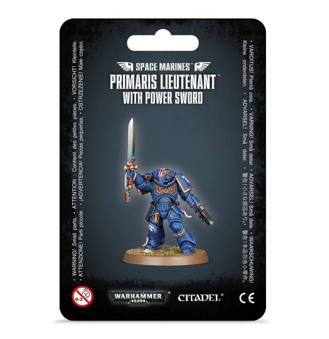 GW Warhammer 40K Space Marines Primaris Lieutenant With Power Sword