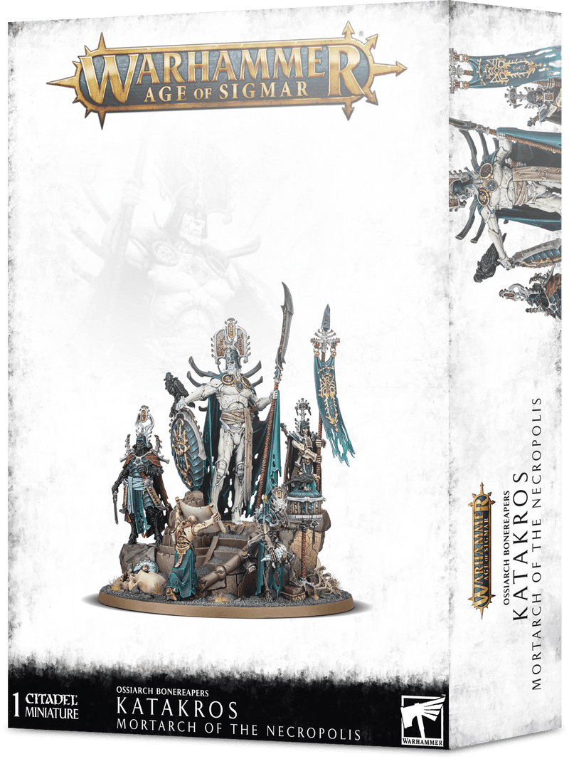 GW Age of Sigmar Ossiarch Bonereapers Katakros Mortarch Of The Necropolis