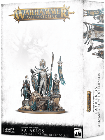 GW Age of Sigmar Ossiarch Bonereapers Katakros Mortarch of the Necropolis
