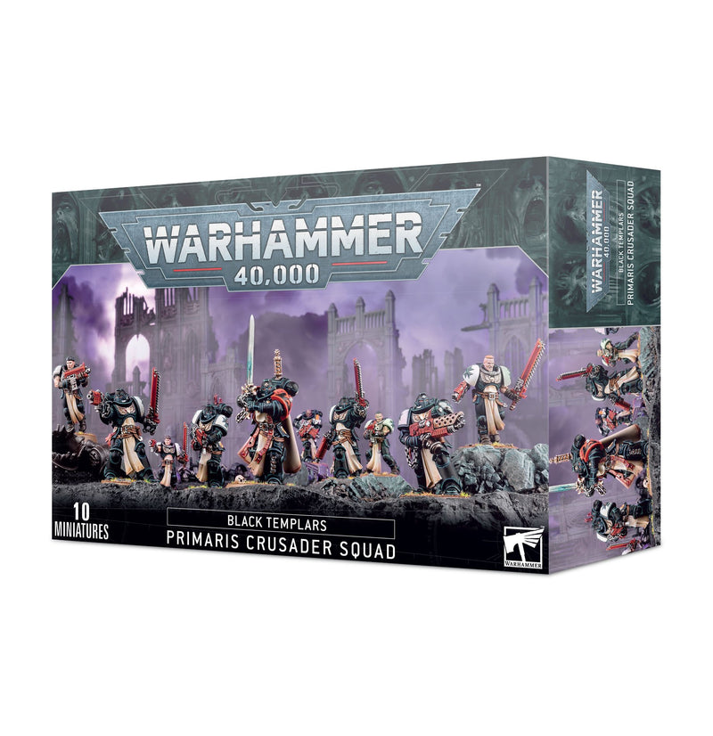 GW Warhammer 40K Black Templars Primaris Crusader Squad