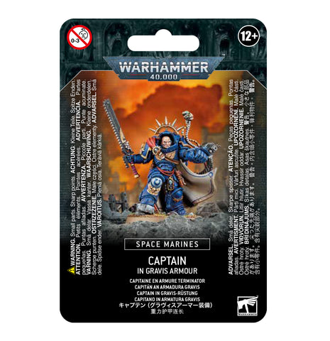 GW Warhammer 40K Space Marines Captain in Gravis Armour