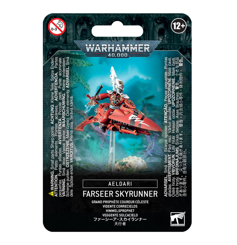 GW Warhammer 40K Aeldari Farseer/Warlock Skyrunner