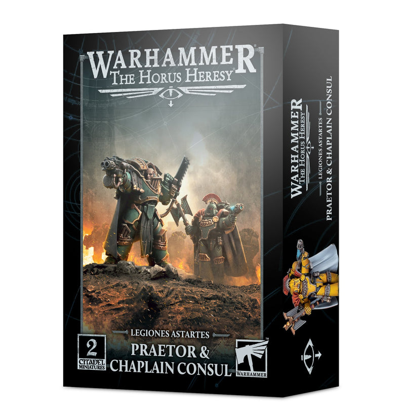 GW Warhammer Horus Heresy Legiones Astartes Praetor & Chaplain Consul