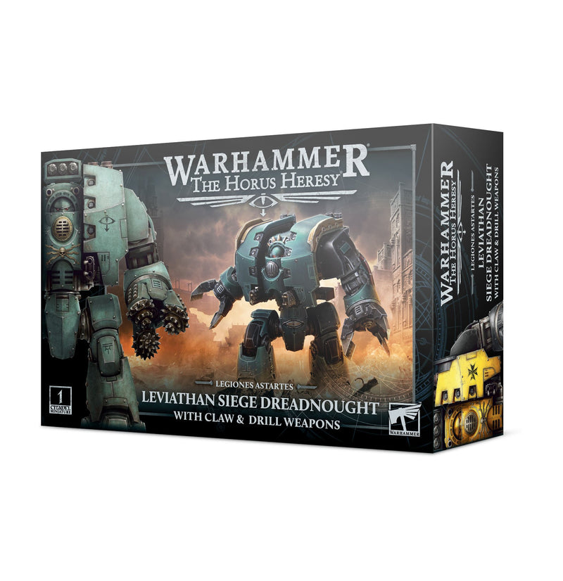 GW Warhammer Horus Heresy Legiones Astartes Leviathan Siege Dreadnought with Claw & Drill Weapons