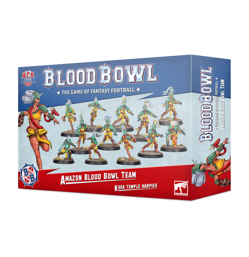 GW Blood Bowl Amazon Team: The Kara Temple Harpies