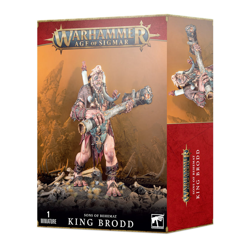 GW Age of Sigmar Sons Of Behemat King Brodd/Mega-Gargant