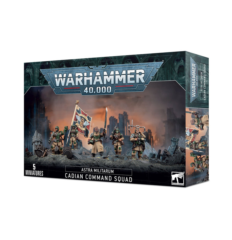 GW Warhammer 40K Astra Militarum Cadian Command Squad