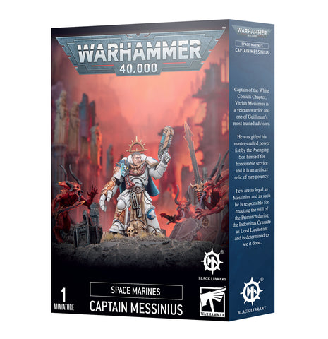 GW Warhammer 40K Space Marines White Consuls Captain Messinius