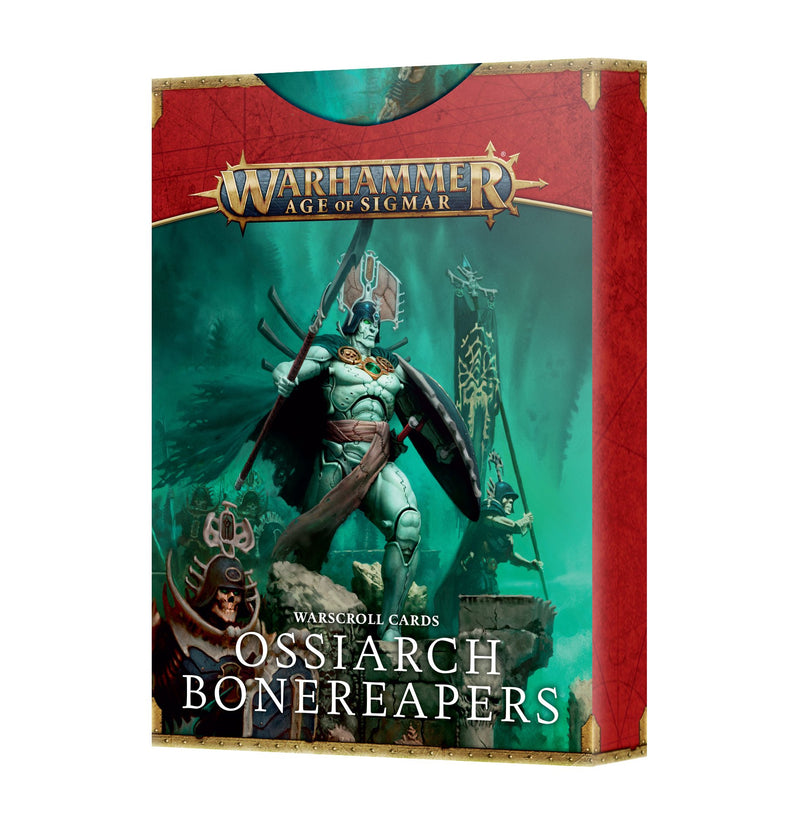 GW Age of Sigmar Ossiarch Bonereapers Warscroll Cards