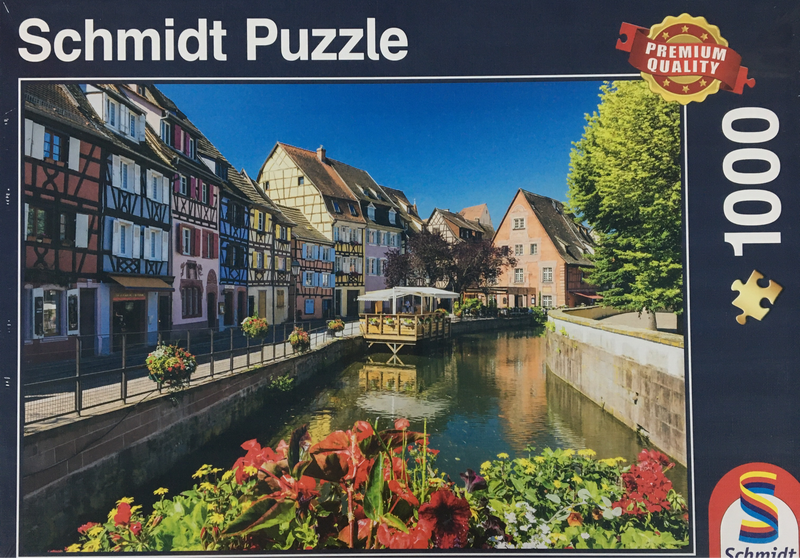 Schmidt Puzzle 1000 Little Village W/ Half-timber
