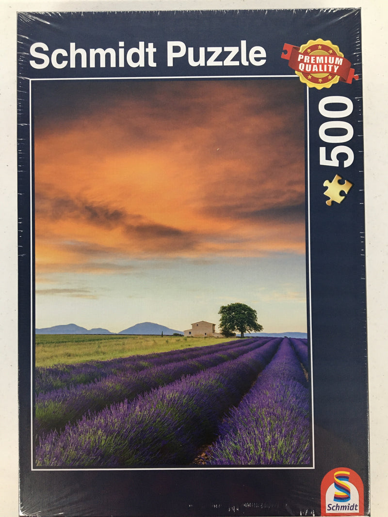 Schmidt Puzzle 500 Field Of Lavender Provence