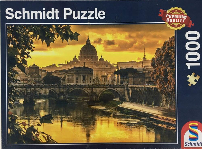 Schmidt Puzzle 1000 Golden Light Over Rome