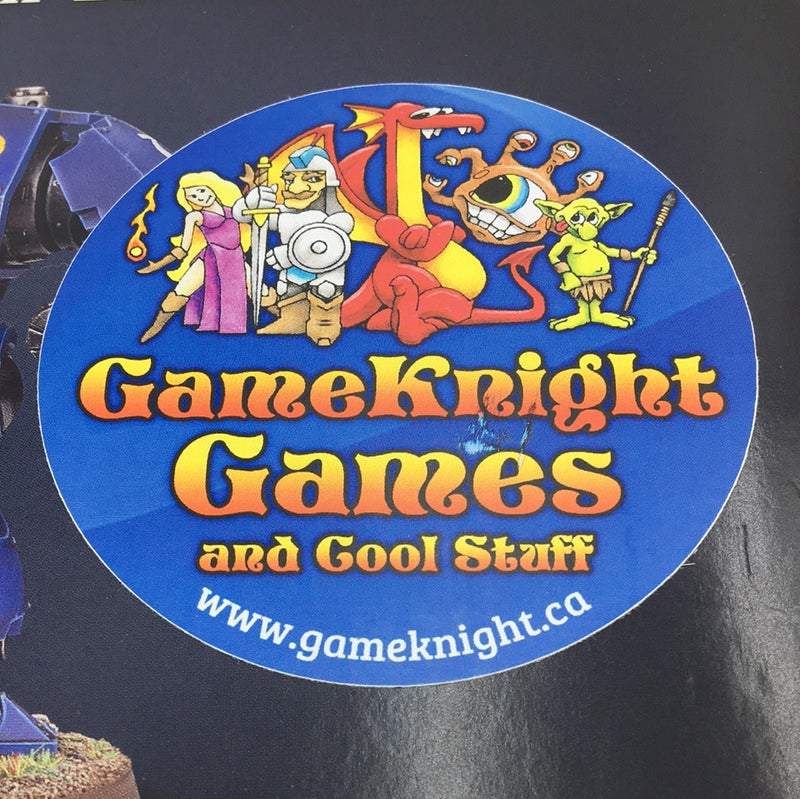 GameKnight Round Logo Sticker