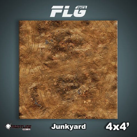 Frontline Gaming Mat 4'x4' Junkyard