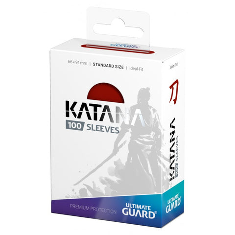 Ultimate Guard Sleeves: Katana Standard Red (100)