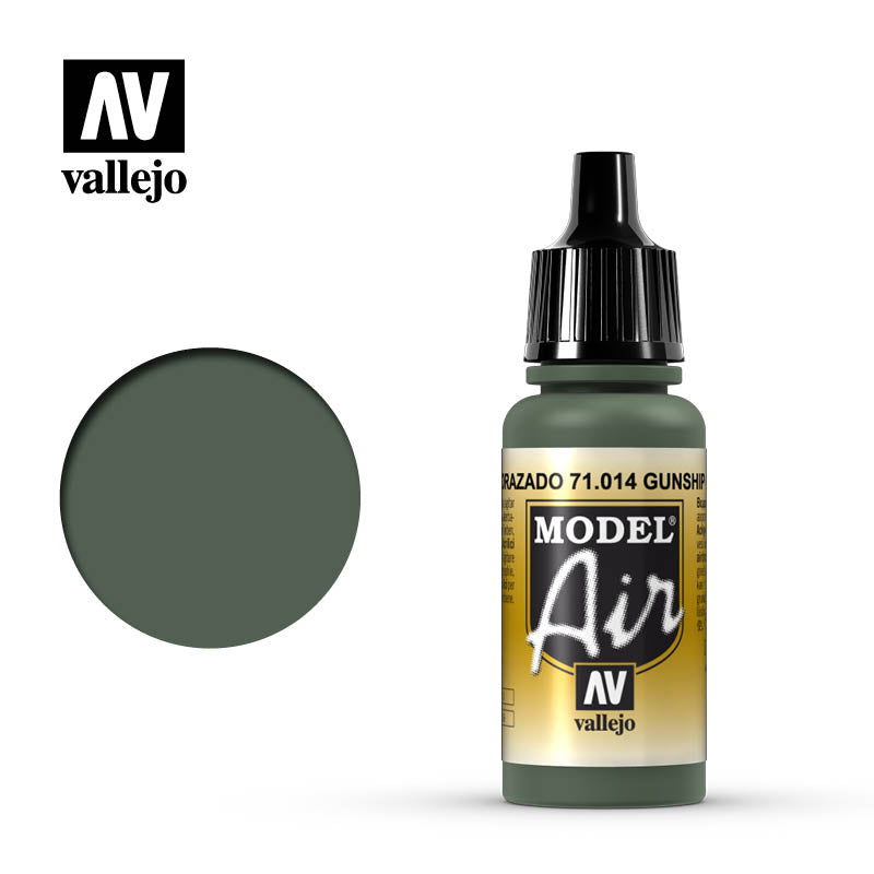 Vallejo Model Air 17ml Gunship Green