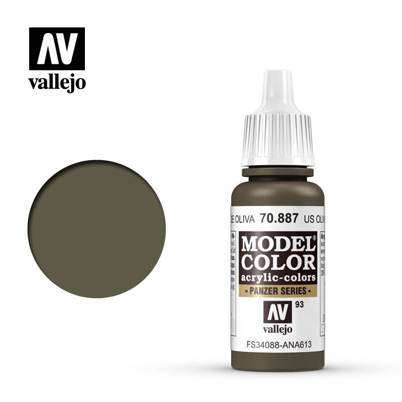 Vallejo Model Color 17ml US Olive Drab