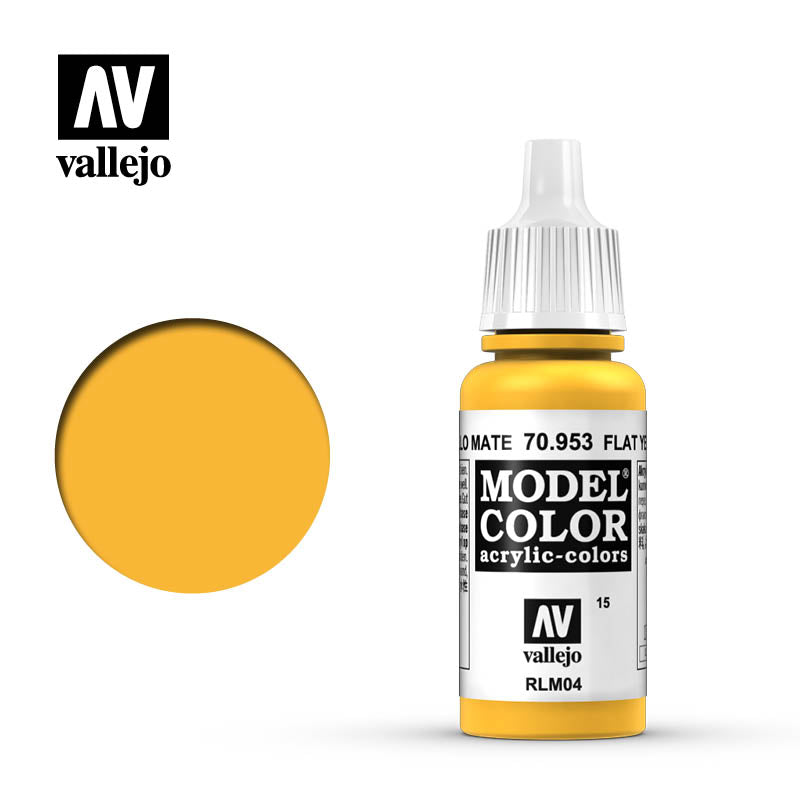 Vallejo Model Color 17ml Flat Yellow