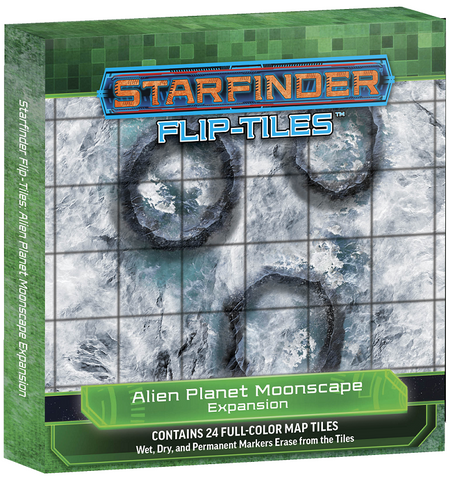 Starfinder Flip-Tiles: Alien Planet Moonscape Expansion